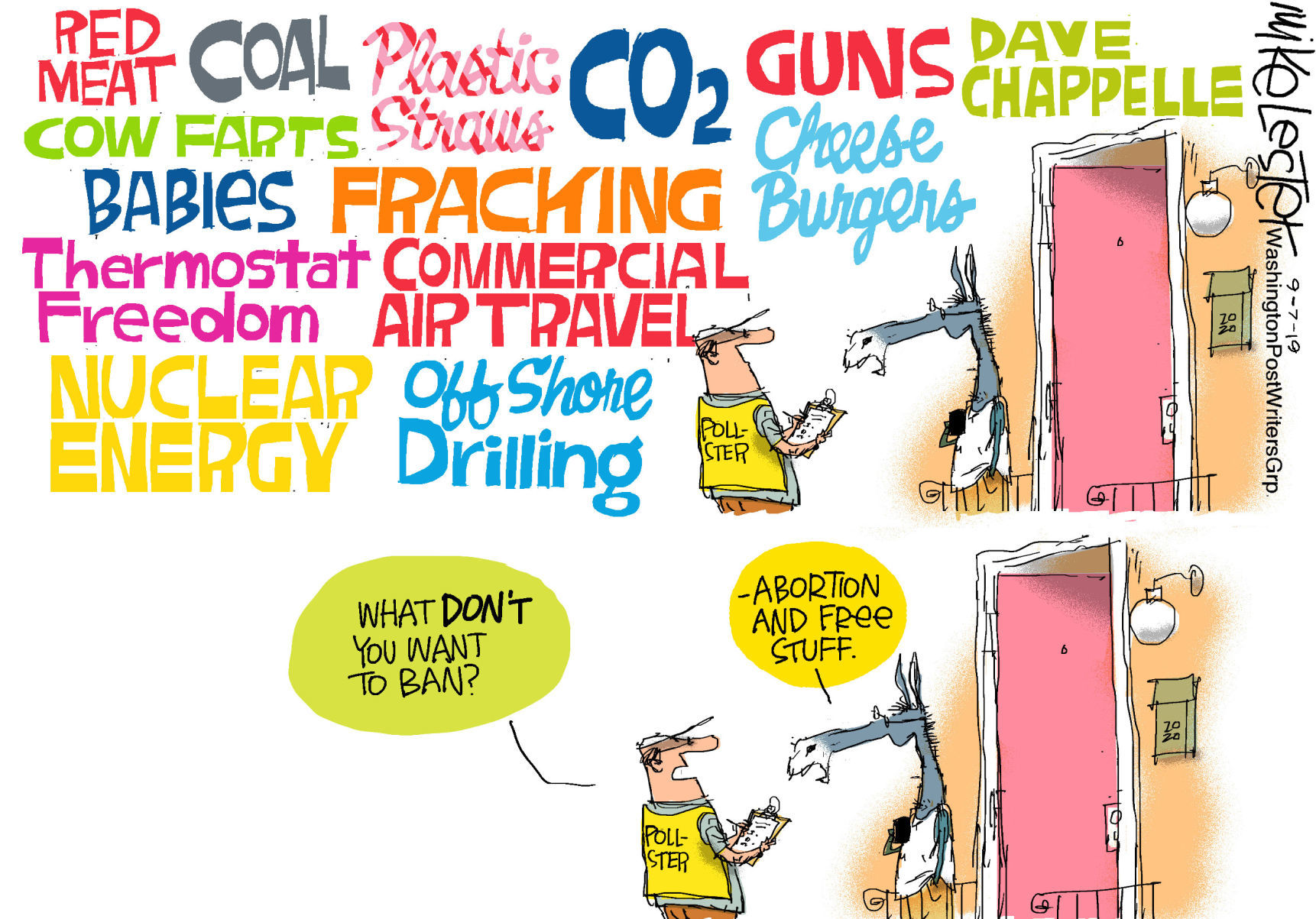 Mike Lester cartoon
